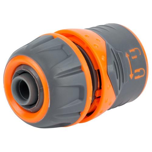 Конектор 1/2" швидкознімний для шланга 1/2" із замком (ABS+TPR) FLORA (5015464)