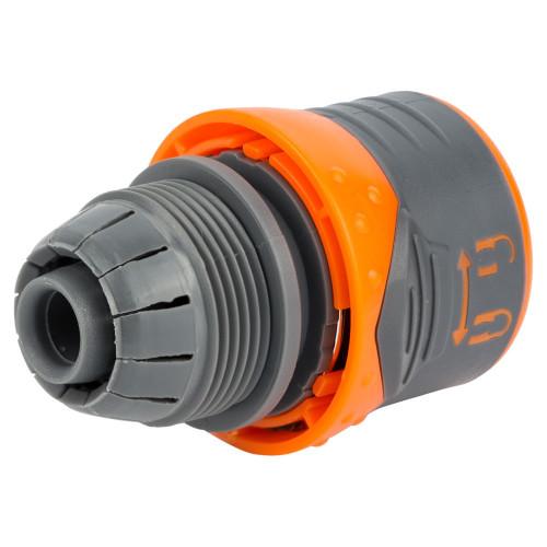Конектор 1/2" швидкознімний для шланга 1/2" із замком (ABS+TPR) FLORA (5015464)