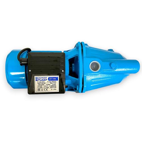 Поверхневий насос Expert Pump JET-100L; 1,1 кВт, h=50м, Q=50л/хв (чавун довгий)