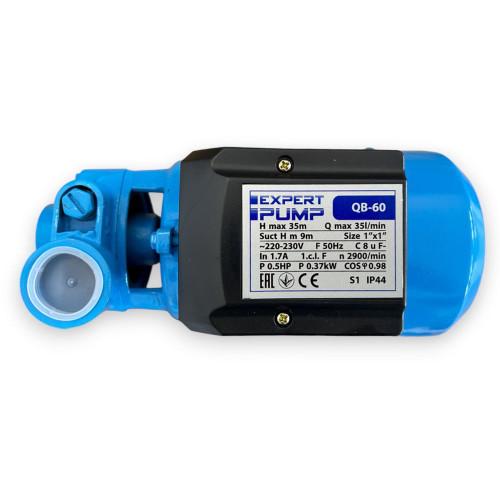 Поверхневий насос Expert Pump QB-60; 0,37 кВт, h=35м, Q=35л/хв (чавун)