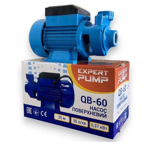 Поверхневий насос Expert Pump QB-60; 0,37 кВт, h=35м, Q=35л/хв (чавун)